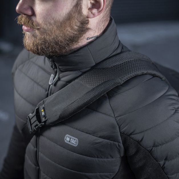 M-Tac рюкзак однолямочный Agent Elite Hex Black