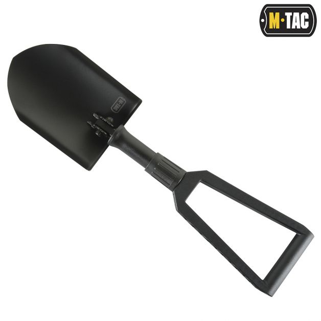 M-Tac лопатка складная с чехлом черная
