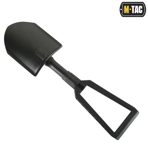 M-Tac лопатка складная с чехлом черная
