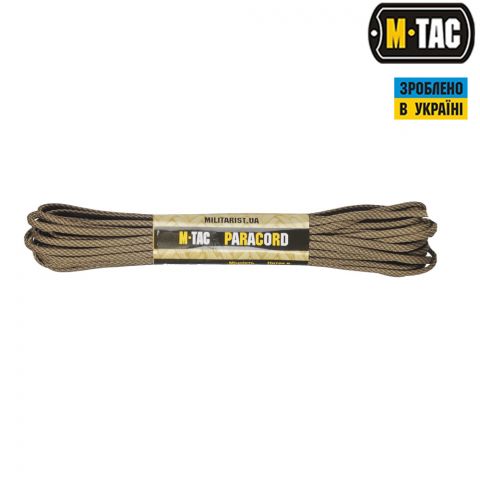 M-Tac паракорд 550 type III Army Green/Tan Stairs 15м