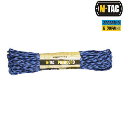 M-Tac паракорд 550 type III Black/Blue 30м