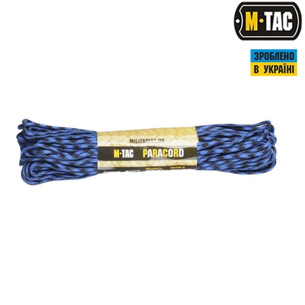 M-Tac паракорд 550 type III Black/Blue 30м