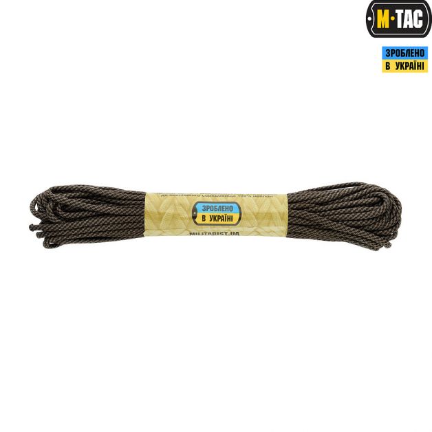 M-Tac паракорд 550 type III Black/Chocolate Stairs 15м