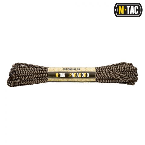 M-Tac паракорд 550 type III Black/Tan Stairs 15м