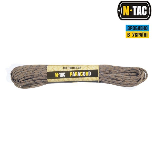 M-Tac паракорд 550 type III Coyote Camo Diamond 15м
