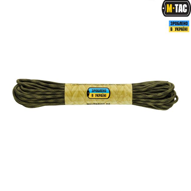 M-Tac паракорд 550 type III Green/Forest 15м