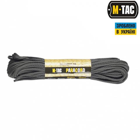 M-Tac паракорд 550 type III Grey Diamond 30м