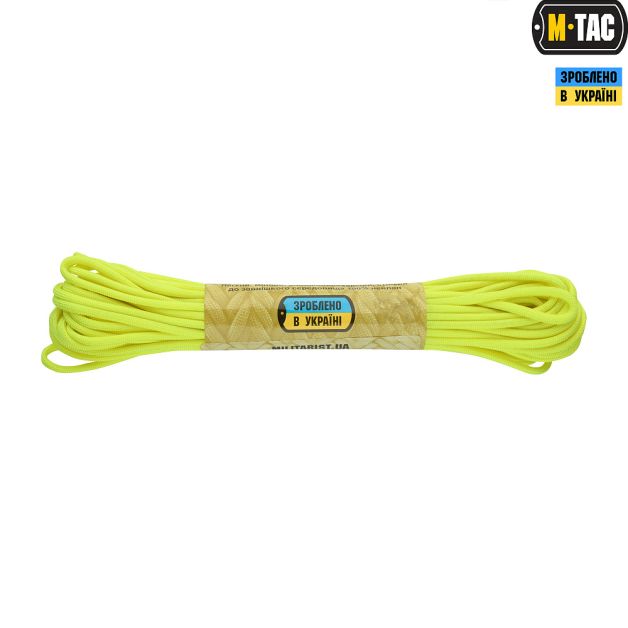 M-Tac паракорд 550 type III Neon Yellow 15м