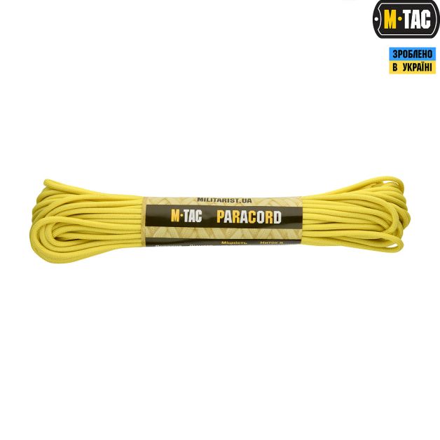 M-Tac паракорд 550 type III Yellow 15м