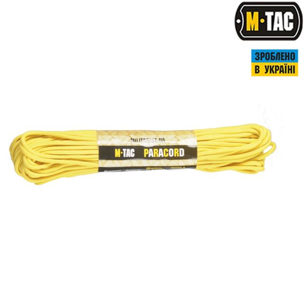 M-Tac паракорд 550 type III Yellow 30м