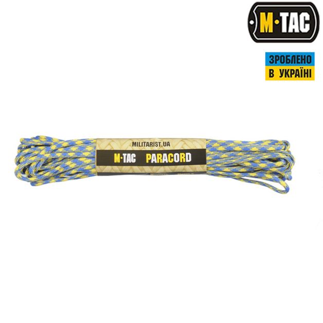M-Tac паракорд 550 type III Yellow/Blue 15м