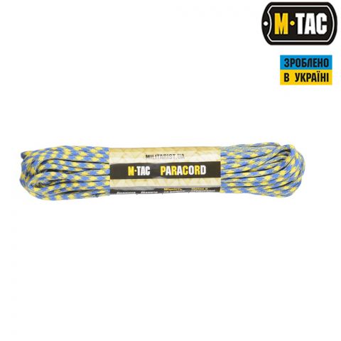 M-Tac паракорд 550 type III Yellow/Blue 30м