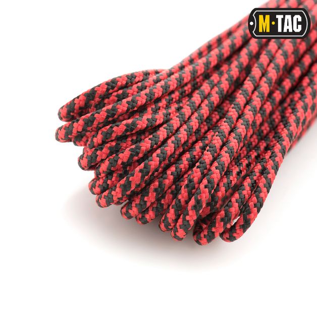 M-Tac паракорд Minicord Black&Red 15м
