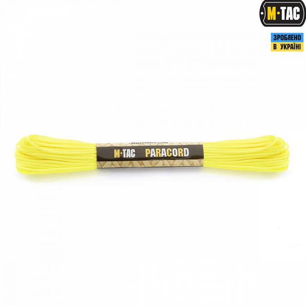 M-Tac паракорд Minicord Neon Yellow 15м