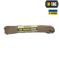 M-Tac паракорд Survival Coyote Camo Diamond 15м