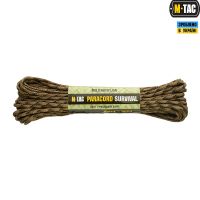 M-Tac паракорд Survival Field Camo 15м