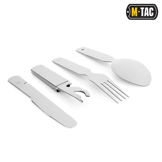 M-Tac столовый набор (4 элемента) Large сталь