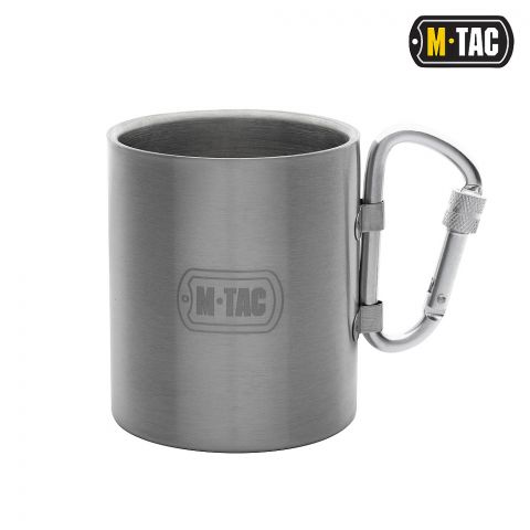 M-Tac термокружка с карабином нерж.