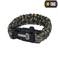 M-Tac браслет паракорд з висікачем іскор і свистком Olive/Tan