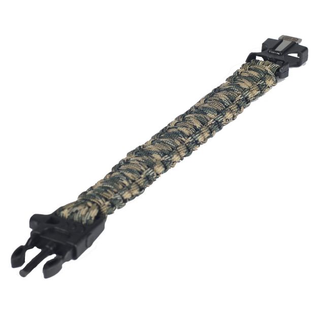 M-Tac браслет паракорд з висікачем іскор і свистком Olive/Tan
