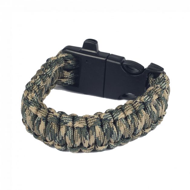 M-Tac браслет паракорд з висікачем іскор і свистком Olive/Tan