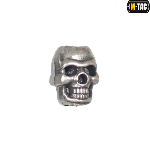 M-Tac бусина Skull Stopper Metal Brushed