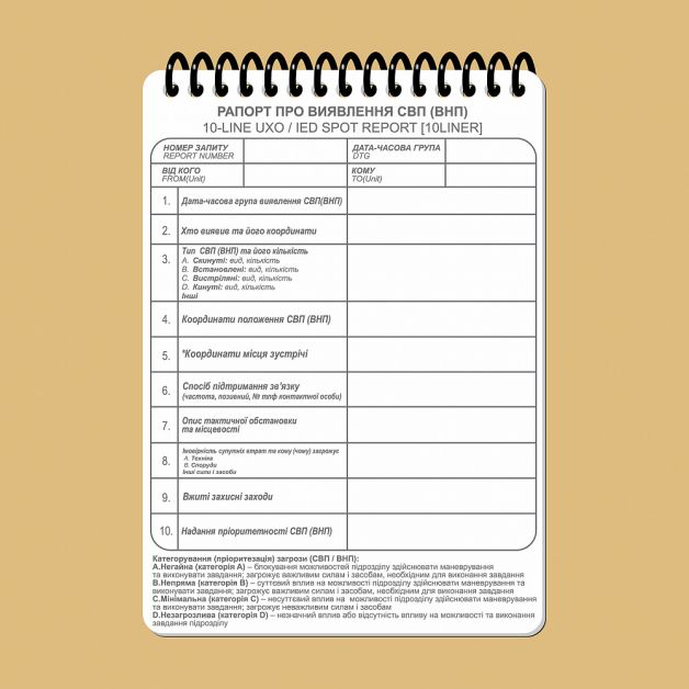 Ecopybook Tactical Тактический блокнот. Часть 1 (огневая группа-отделение)