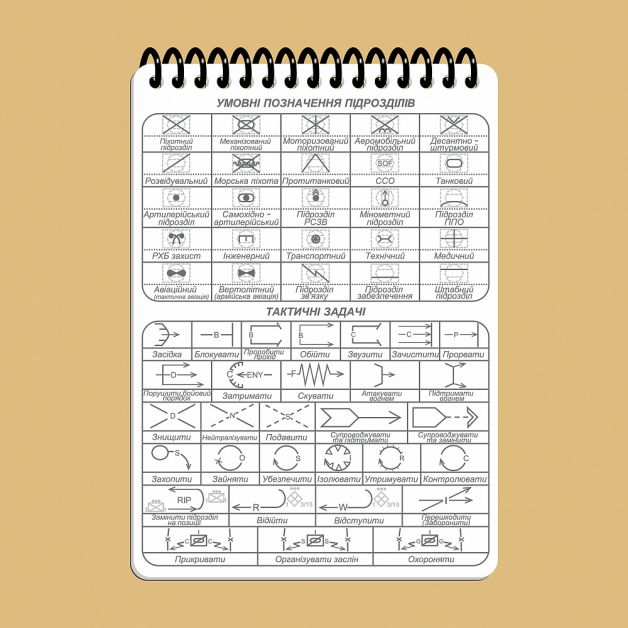 Ecopybook Tactical Тактический блокнот. Часть 1 (огневая группа-отделение)