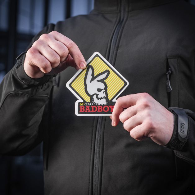 M-Tac наклейка Bad Boy светоотражающая Black