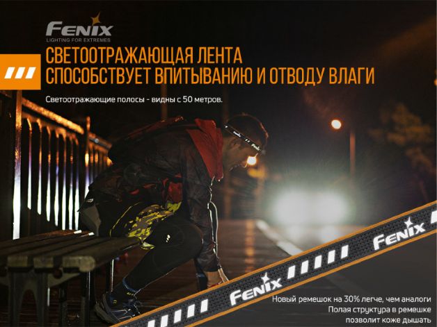 Fenix фонарь налобный HM23