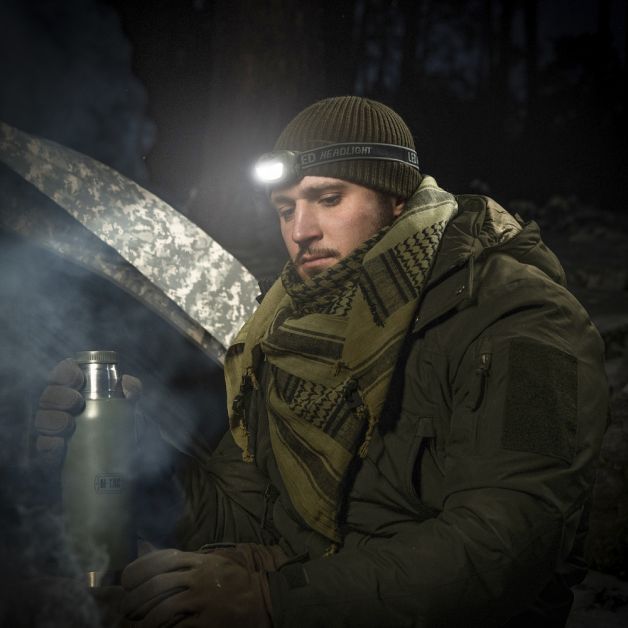 M-Tac фонарь налобный 4+1 LED Olive
