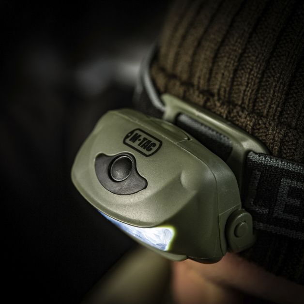 M-Tac фонарь налобный 4+1 LED Olive