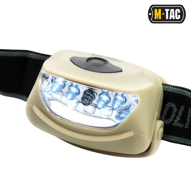M-Tac фонарь налобный 4+1 LED