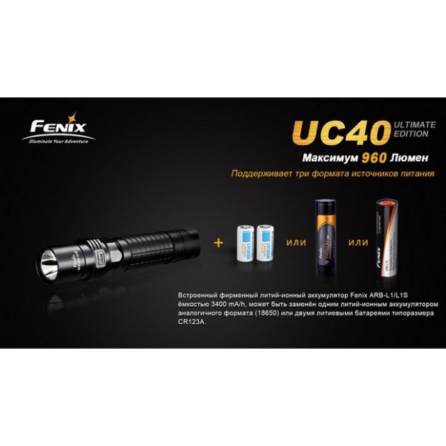 Fenix фонарь UC40 UE