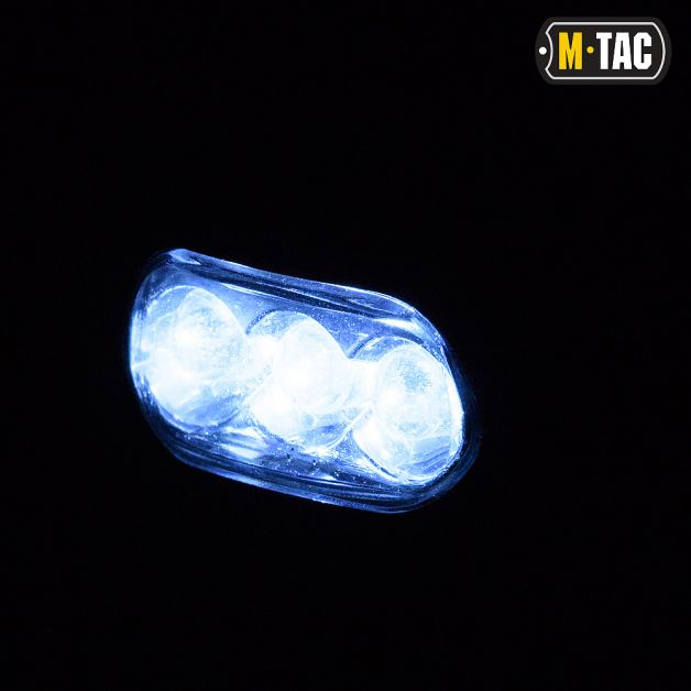 M-Tac фонарик с креплением на головной убор черный