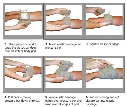 Ізр. бандаж 6" Hemorrhage Control Bandage (две подушки)