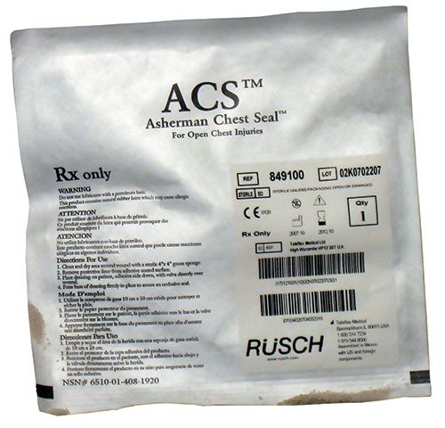 Окклюзионная повязка Ашермана ACS Asherman Chest Seal (просроченная)