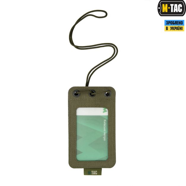 M-Tac бейдж с прозрачной панелью Ranger Green
