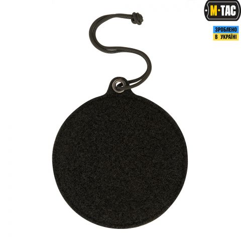 M-Tac панель для нашивок підвісна кругла Black