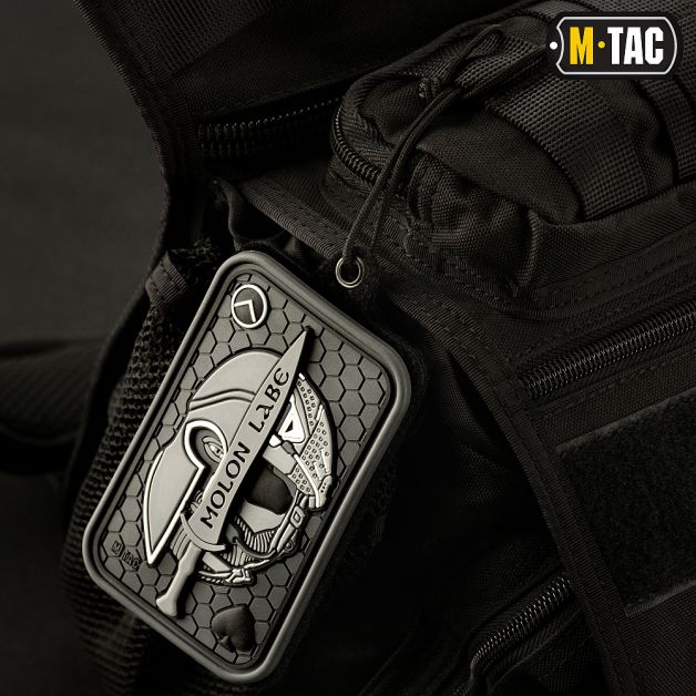M-Tac панель для нашивок подвесная с карманом для ID-карты Black