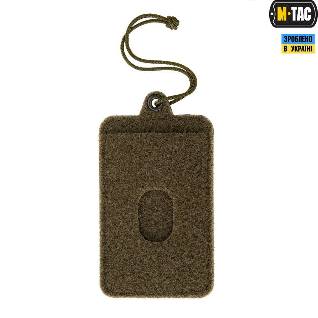 M-Tac панель для нашивок подвесная с карманом для ID-карты Olive
