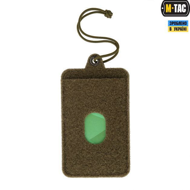 M-Tac панель для нашивок подвесная с карманом для ID-карты Olive