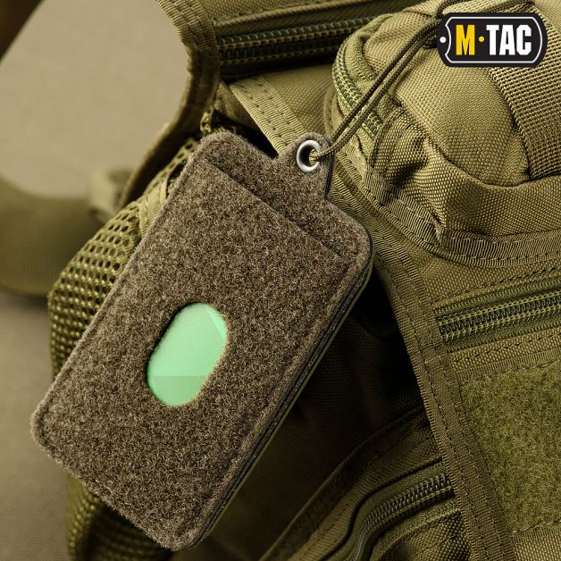 M-Tac панель для нашивок подвесная с карманом для ID-карты Olive