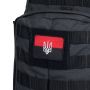 M-Tac нашивка флаг красно-черный с Тризубом