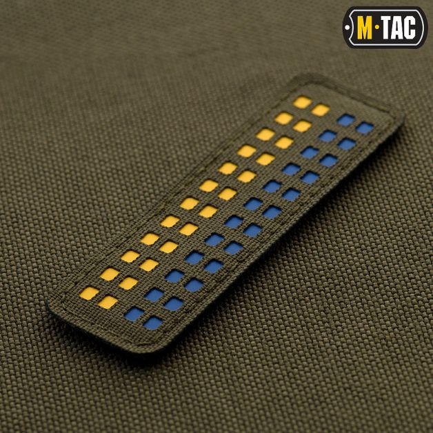 M-Tac нашивка прапор України 25х80 Laser Cut Ranger Green/Yellow/Blue