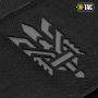 M-Tac нашивка Тризуб (стилізація) Laser Cut горизонтальна Black/Grey