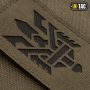 M-Tac нашивка Тризуб (стилізація) Laser Cut вертикальна Ranger Green/Black