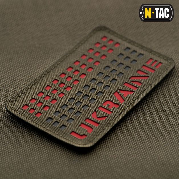 M-Tac нашивка Ukraine Laser Cut Ranger Green/Red/Black
