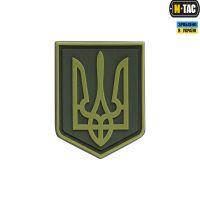 M-Tac нашивка герб України ПВХ олива