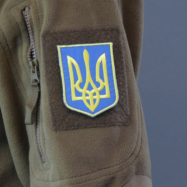 Нашивка герб Украины 80х60мм
